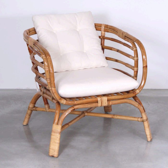 Salotto in Rattan Belize con Divano, Poltrone e Tavolino